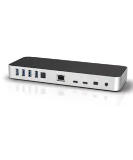 Alternative view of OWC Docking station 3 Dock (12 ports, Кабел, Mac+Windows) Silver