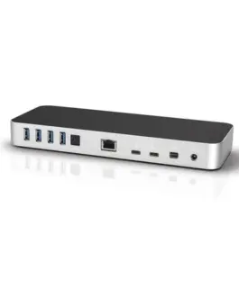 Alternative view of OWC Docking station 3 Dock (12 ports, Кабел, Mac+Windows) Silver