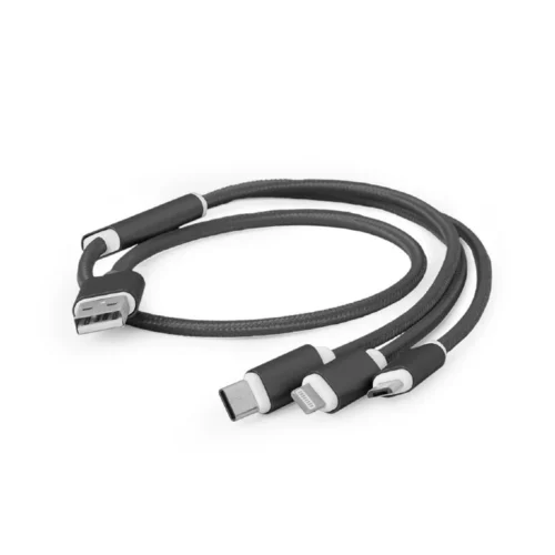 Gembird USB 3-in-1 кабел за зареждане/1m/черен