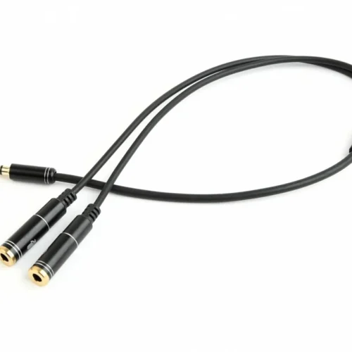 Gembird адаптер audio microphone 3.5mm minijack 4PIN 0.2m