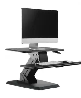 Alternative view of Maclean Sit -stand desktop работна станция blck MC-792