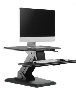 Alternative view of Maclean Sit -stand desktop работна станция blck MC-792
