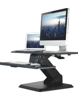 Maclean Sit -stand desktop работна станция blck MC-792
