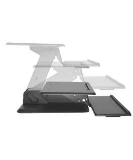 Maclean Sit -stand desktop работна станция blck MC-792