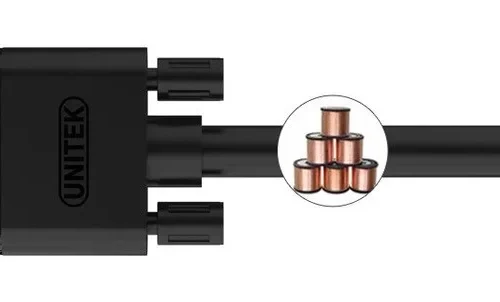 Unitek кабел VGA PREMIUM HD15 M/M