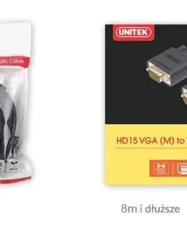 Unitek кабел VGA PREMIUM HD15 M/M