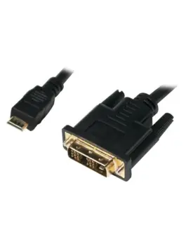 LogiLink Mini HDMI to DVI-D кабел M/M 2m черен