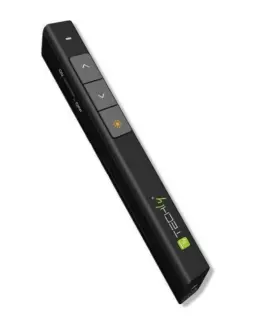 Techly Wireless presenter with laser pointer черен