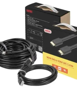 Alternative view of Unitek кабел HDMI M/M 1.5M v2.0 , gold, basic, Y-C137M