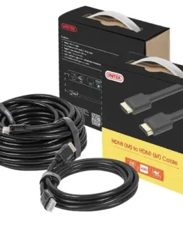 Alternative view of Unitek кабел HDMI M/M 1.5M v2.0 , gold, basic, Y-C137M