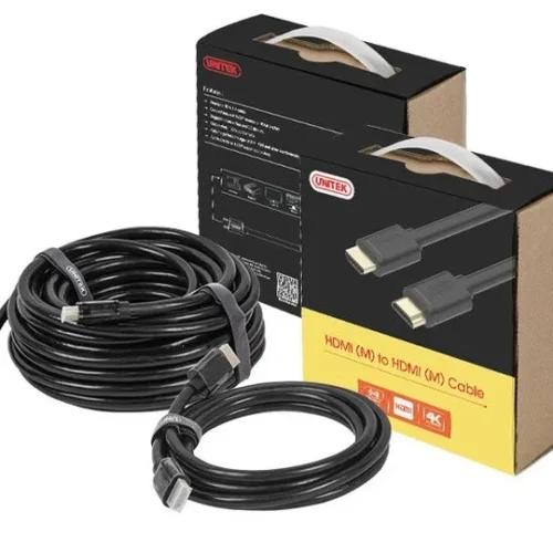 Alternative view of Unitek кабел HDMI M/M 1.5M v2.0 , gold, basic, Y-C137M