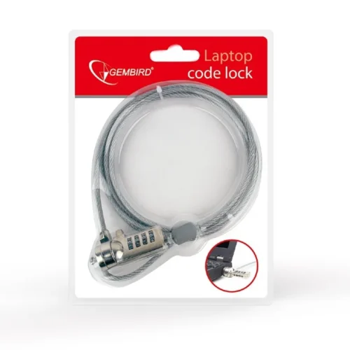 Alternative view of Gembird Security кабел for Лаптоп locks 4-digit combination