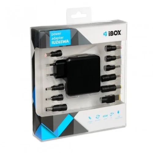 iBOX Лаптоп power адаптер universal IUZ65WA 65W automatic