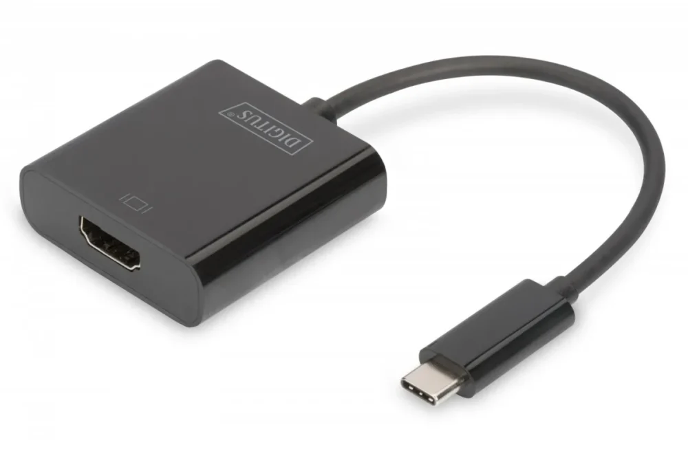Digitus Graphic адаптер HDMI 4K 30Hz UHD to USB 3.1 Type C with audio черен length
