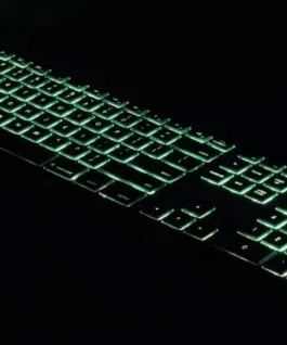Matias Keyboard aluminum Mac backlit RGB silver