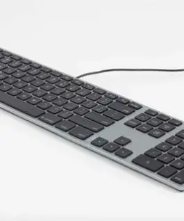 Matias Keyboard aluminum Mac backlit RGB Space Gray