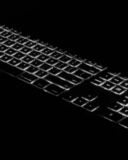 Alternative view of Matias Keyboard aluminum Mac backlit RGB Space Gray