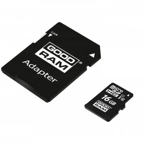 GOODRAM Card microSDHC 16GB CL10 + адаптер