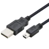 TB кабел USB - Mini USB 1.8m. черен