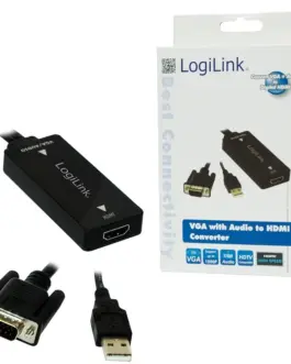 LogiLink VGA with Audio to HDMI конвертор