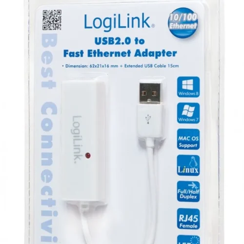 Alternative view of LogiLink адаптер fast ethernet RJ45 to USB2.0