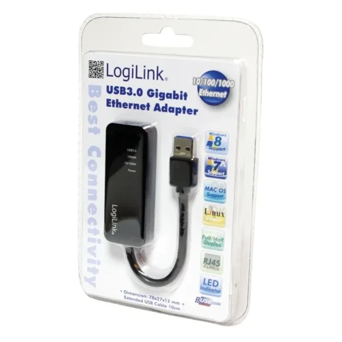 Alternative view of LogiLink USB 3.0 to Gigabit адаптер
