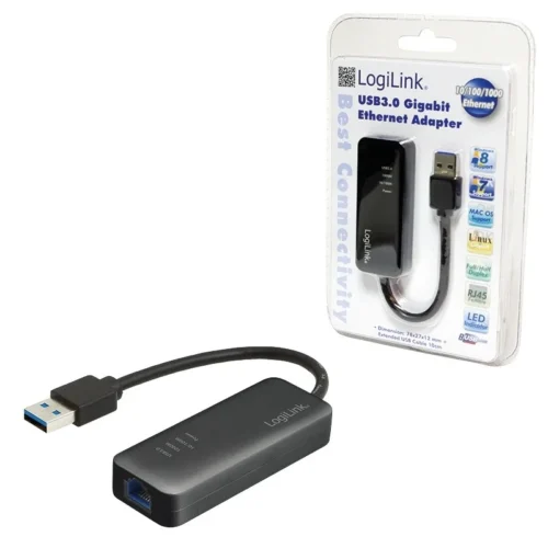 LogiLink USB 3.0 to Gigabit адаптер