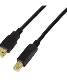 LogiLink Active repeater кабел USB 2.0 AM/BM 10m черен