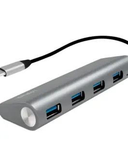 LogiLink Hub 4-port USB-C 3.1 with aluminum casing