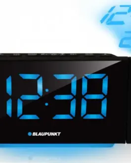 Alternative view of Blaupunkt Clock radio with projection and USB charging CRP81USB