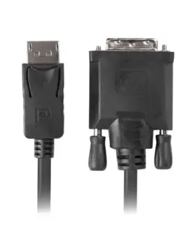 Alternative view of Lanberg кабел DisplayPort - DVI -D M/M 1m черен