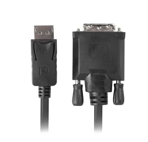 Alternative view of Lanberg кабел DisplayPort - DVI -D M/M 1m черен