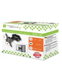 Alternative view of Techly Pole/Pipe LED/LCD monit 13-30inch 10kg VESA