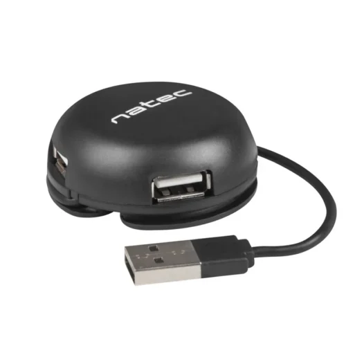 Natec Hub USB 4 port Bumblebee USB 2.0 черен