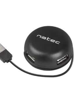 Natec Hub USB 4 port Bumblebee USB 2.0 черен