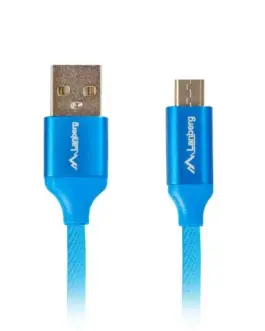 Alternative view of Lanberg кабел Premium USB micro BM - AM 2.0 1.8m син QC 3.0