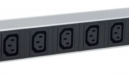 Alternative view of Intellinet Power strip rack 19 1U 110V-250V/10A 8x C13