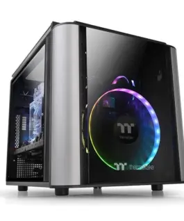 Thermaltake Компютър case LEVEL 20 VT MiniITX microATX Tempeчервен Glass - черна