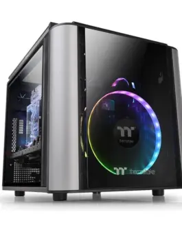 Thermaltake Компютър case LEVEL 20 VT MiniITX microATX Tempeчервен Glass - черна