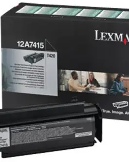 КАСЕТА ЗА LEXMARK OPTRA T420 - Black - Return program cartridge  - OUTLET - PN 12A7415