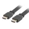 Lanberg кабел HDMI-HDMI v2.0 1.8m черен flat 4K 60Hz full copper