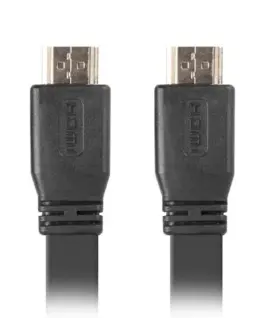 Alternative view of Lanberg кабел HDMI-HDMI v2.0 1.8m черен flat 4K 60Hz, full copper