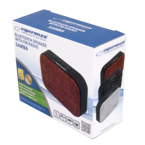 Esperanza Speaker синtooth FM Samba червен