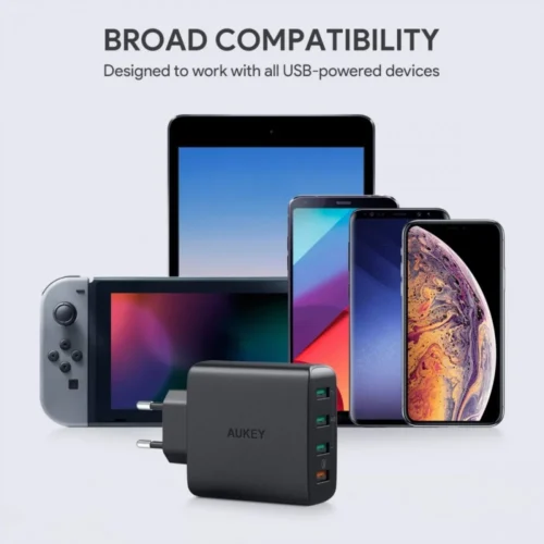 AUKEY Ultrafast мрежово зарядно PA-T18 4xUSB Quick Charge 3.0 10.2A