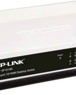Alternative view of TP-LINK SF1016D Desktop Switch 16-Port 10/100Mbps