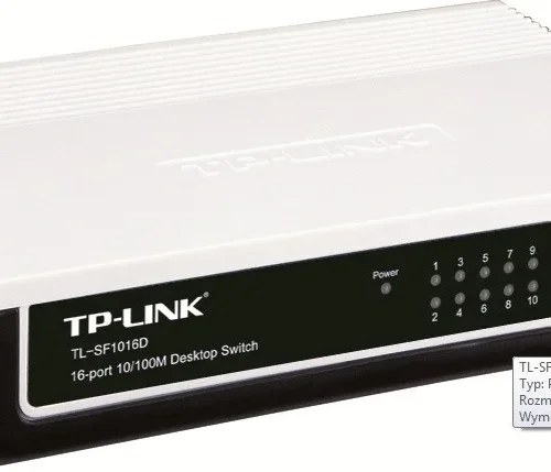 TP-LINK SF1016D Desktop Switch 16-Port 10/100Mbps