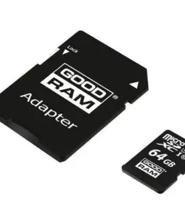 Alternative view of GOODRAM памет card microSD 64GB CL10 UHS I + адаптер