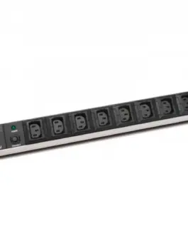 Digitus Power strip PDU 19-inch aluminium 1U, 10 sockets IEC C13, 10A, 2500W, 2m