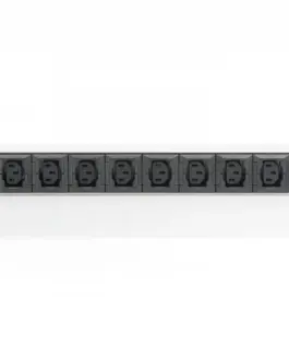 Alternative view of Digitus Power strip PDU 19-inch aluminium 1U, 10 sockets IEC C13, 10A, 2500W, 2m