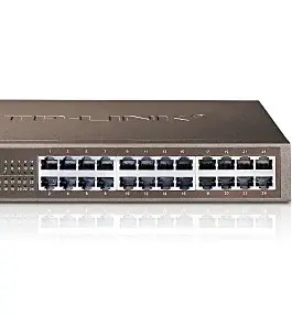 Alternative view of TP-LINK SF1024D switch L2 24x10/100 Desktop